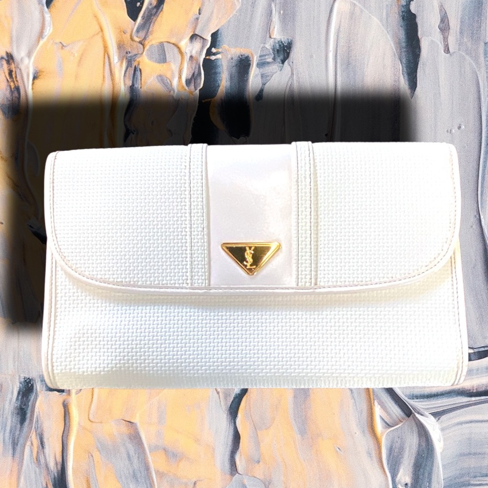 YSL Yves Saint Laurent vintage clutch bag